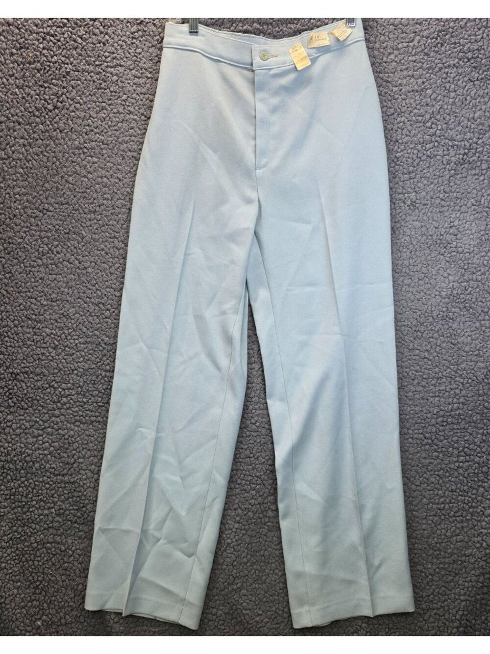 Vintage Levis High Waisted Pants Slacks 14 Powder Blue Retro Preppy Twee Office